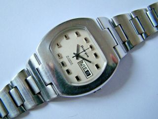 Very rare Vintage BORPA men ' s watch,  SWISS AUTOMATIC ETA 2789,  All SS 2