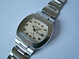 Very rare Vintage BORPA men ' s watch,  SWISS AUTOMATIC ETA 2789,  All SS 6