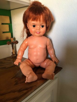 Vintage Rare 24 " Baby Crissy Ideal Growing Hair Doll