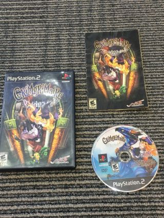 Rare Grimgrimoire Sony Playstation 2 Ps2 2007 Complete Cib