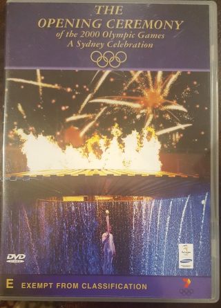 The Opening Ceremony Of The 2000 Olympic Games A Sydney Celebration Dvd Rare Oop
