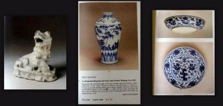 Sotheby’s Important Chinese Ceramics Hong Kong J.  T.  Tai Foundation 5/21/85 RARE 6