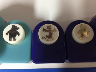 A Rare Find WINNIE THE POOH Set of FIVE Paper Punches,  Disney,  All Night Media 3