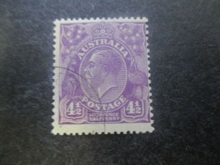 Kgv Stamps: 4.  5d Violet Smw Perf 13.  5 X 12.  5 Cto - Rare (d18)