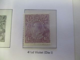 Kgv Stamps: 4.  5d Violet Smw Perf 13.  5 X 12.  5 Cto - Rare (d17)