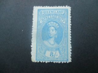Queensland Stamps: Chalon - Rare (c218)
