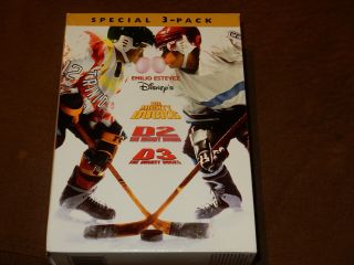 The Mighty Ducks Trilogy Box Set Rare Oop 3 - Disc Dvd Set In Slipcase Disney