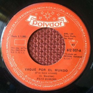 Fats Domino - Chile Rare Single 45 Rpm 7 " Ex