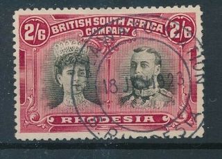 [4107] Rhodesia 1910 Good Rare Stamp Very Fine Value $515