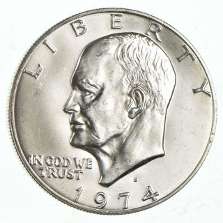 Specially Minted - S Mark - 1974 - S 40 Eisenhower Silver Dollar - Rare 328
