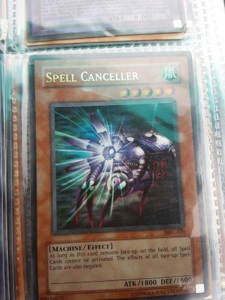 Yugioh: Spell Canceller - Mfc - 020 - Ultra Rare - Unlimited Edition