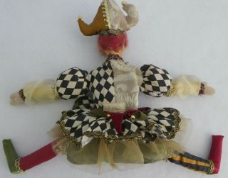 WAYNE KLESKI JESTER Figurine Doll Whimsical Humorous RARE 4