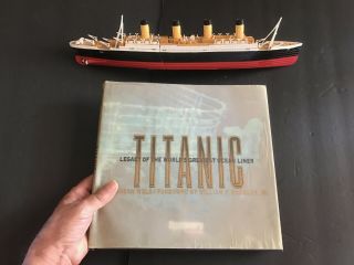 Titanic Boat & Book (rare)