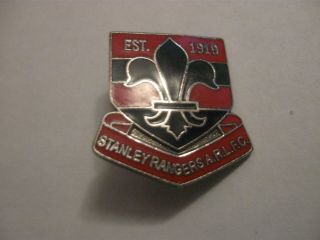 Rare Old Stanley Ranger Arlfc Rugby League Football Club Enamel Brooch Pin Badge