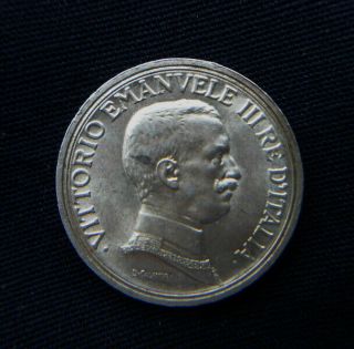 1915 Italy KINGDOM rare silver coin 2 lire UNC Quadriga Briosa 2