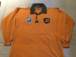 Retro 1995 World Cup Wallabies Ccc Jersey/shirt Large - Rare