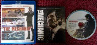The Mechanic Limited Edition Blu - Ray Disc Oop Rare 2014 Twilight Time Bronson