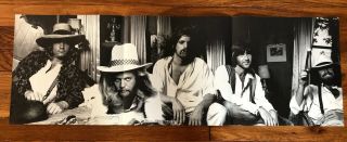 Eagles Hotel California Rare Fold Out Poster From The Album 1976