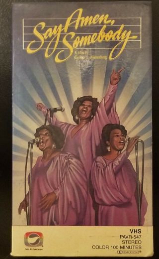 Say Amen,  Somebody Very Rare (1984 Pacific Arts,  Vhs) Ft.  Willie Mae Ford Smith