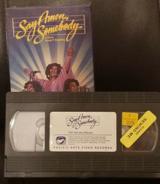 Say Amen,  Somebody VERY Rare (1984 Pacific Arts,  VHS) Ft.  Willie Mae Ford Smith 4