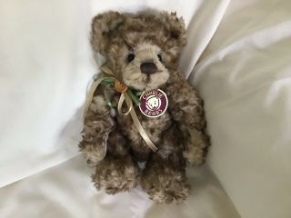 Charlie Bears (designed By Isabelle Lee) - Button (rare,  Retired 2006) Tags & Bag