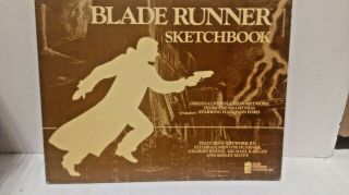 Blade Runner Sketchbook First 1st Edition June 1892 Paperback Rare Blue Dolphin
