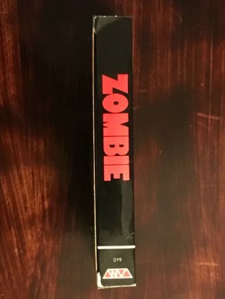 Zombie VHS Rare Wizard Video Horror Gore Lucio Fulci Full Flap Box The Beyond 3