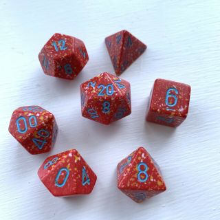 Chessex Speckled Getaway Polyhedral Dice Set - Oop Rare