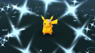 Shiny Flower Crown Pikachu Pokemon Go Ultra Rare Shiny Trade