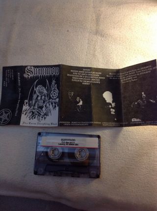 Summon Fire Turns Everything black Rare Death Metal Cassette demo 1995 obituary 3