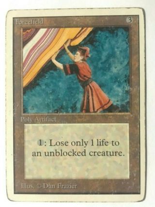 1x Unlimited Forcefield Mtg Magic The Gathering Hp 93/94 Nr