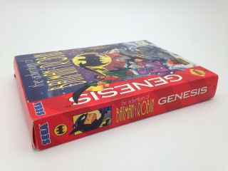 Rare Adventures Of Batman And Robin Complete SEGA Genesis CIB 3