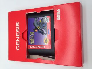 Rare Adventures Of Batman And Robin Complete SEGA Genesis CIB 6