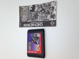 Rare Adventures Of Batman And Robin Complete SEGA Genesis CIB 8