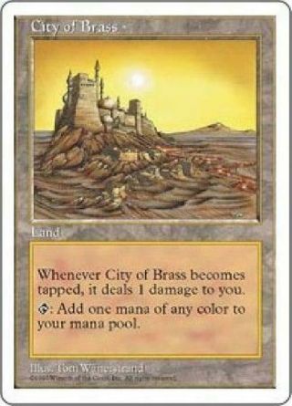 City Of Brass Pl Mtg Fifth Edition 5th Magic