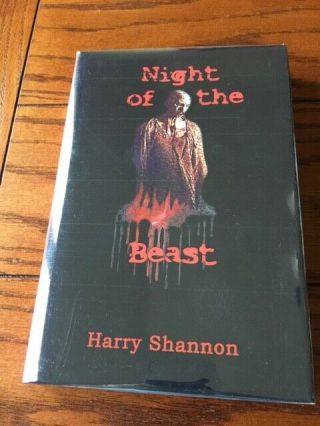 Signed Night Of The Beast Harry Shannon 1st Medium Rare Hc 2002 F/f Horror
