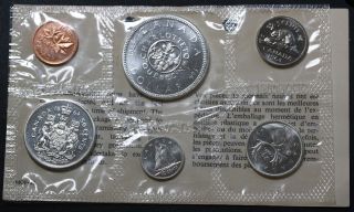 1964 Canada Uncirculated Silver Proof Like Pl Set 1.  1oz Silver Rare