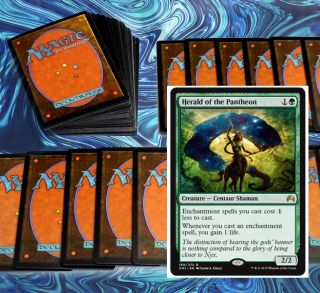 Mtg Modern Green Enchantments Deck Magic The Gathering Rare 60 Cards