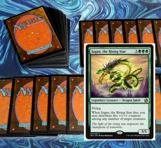 Mtg Green Defender Ramp Deck Magic The Gathering Rares 60 Cards Jugan Yeva