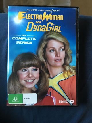 Electra Woman And Dynagirl: The Complete Series Dvd Region 4 Rare