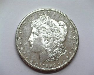 1882 - S Morgan Silver Dollar Gem Uncirculated Dmpl Very Rare This