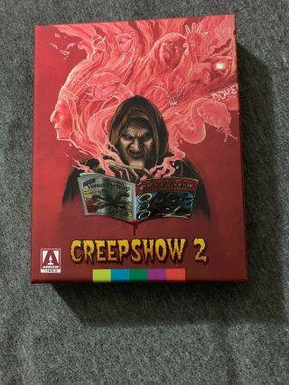 Creepshow 2 Blu - Ray 2016,  Limited Edition Rare Oop Arrow Video