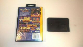 WWF WrestleMania: The Arcade Game RARE (Sega 32X 1995) Cart,  Case w/Hang Tag 2