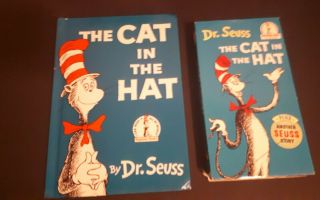 Dr.  Seuss The Cat In The Hat 1985 Vhs & Book Beginner Book Edition Rare