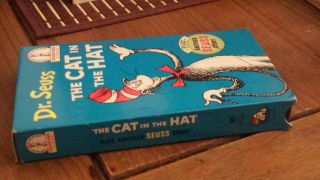 Dr.  Seuss The Cat In The Hat 1985 VHS & book Beginner Book Edition rare 3