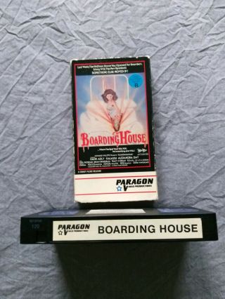 Boarding House VHS Paragon 1983 slip Housegeist rare SOV not big box 7
