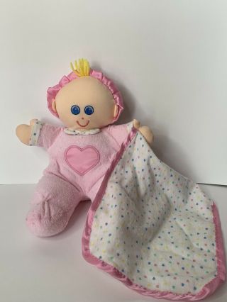 1994 Little Tikes Pink Terry Cloth Blonde Hair Doll Rare Plush