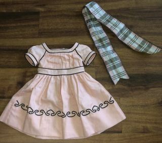 American Girl Addy’s Cape Island Dress Outfit Set Dress And Ribbon Rare Htf