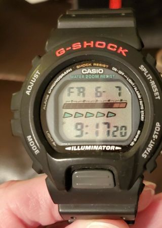 Nla Casio Dw - 6600g - 1 G - Shock Digital Mens Watch Dw - 6600 Rare Worn Once