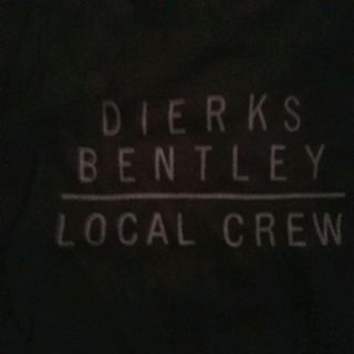Dierks Bentley Crew Shirt Rare Mens Xl